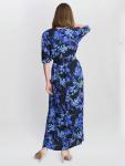 Emilyn платье макси с цветочным принтом Gina Bacconi, Black/Blue - фото 2