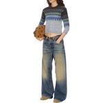 Свитер AW25 женский Acne Studios, серый - фото 6