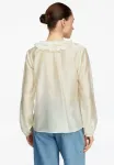 Блузка на пуговицах Comma, Helles Beige - фото 3