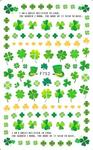 Наклейки для дизайна ногтей Clover Patterns F-752, Frezarkowo - фото 6