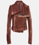 Бархатная куртка Rick Owens, Throat - фото