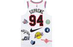 Майка Nike NBA Teams Authentic Jersey x Supreme 'White', белый - фото 2