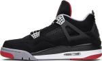 Кроссовки Air Jordan 4 Retro Bred 2012, черный - фото 3