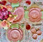 Блюдо сервировочное Bordallo Pinheiro Cabbage, 43х32 см, розовый - фото 3