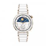 Умные часы Huawei Watch GT 5 Pro, 42 мм, Bluetooth, белый/золотой - фото 3