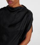 Топ с принтом Mm6 Maison Margiela, черный - фото 4