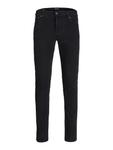 Джинсы JACK & JONES Slim fit Jeans JJIGlenn, черный деним - фото