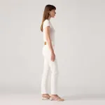Джинсы Levi's 724 Straight Neutrals high waist, белый - фото 4