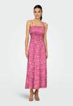 Платье ONLY Maxi dress, Fuchsia Fedora/Pink - фото