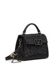 Сумка-тоут VSling с кристаллами Valentino Garavani, черный - фото 3