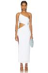 Длинные платья с вырезом nera Sndys, белый - фото 2