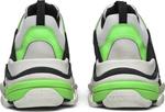 Кроссовки Balenciaga Triple S Sneaker White Green Fluo, белый - фото 6