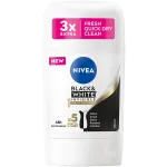 Nivea Black&White Silky Smooth стик-антиперспирант для женщин, 50 мл - фото