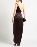 Макси платье Alessandra Rich, темно-коричневый - фото 3