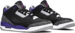Кроссовки Air Jordan 3 Retro Court Purple, черный - фото 8