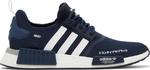 Мужские кроссовки Adidas NMD R1, темно-синий/белый - фото 3
