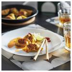 Тарелка Ikea Oftast, 25 см, белый - фото 5