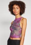 Топ BACKLESS HOTFIX TOP Jaded London, цвет purple - фото 4
