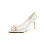 Туфли на высоком каблуке женские белый Xingdiman - фото 2