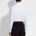 Ermenegildo Zegna Мужская синяя рубашка - фото 3