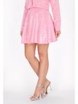 Мини-юбка faina, розовый - фото 3