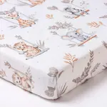 Простыня на резинке Happy Jungle 120x60см Jukki - фото