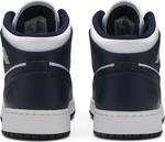 Кроссовки Air Jordan 1 Mid GS Obsidian, синий - фото 6
