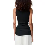 Асимметричный топ с драпировкой LOEWE, черный - фото 5