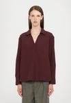 Блуза CLOSED ASYMMETRIC SHIRT, Dark Raisin Red/Dark Red - фото