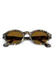 Persol round-frame солнцезащитные очки, коричневый - фото 3
