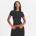 Футболка Skims Cotton Jersey, черный - фото 3