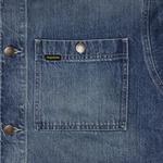 Пальто Supreme Worn Hooded Chore Coat, Denim - фото 3