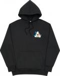 Толстовка Palace JCDC2 Hood 'Black', черный - фото