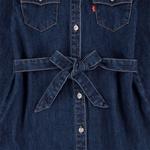 Короткое платье Levi's Western Shirt, синий - фото 4