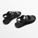 Сандалии Massimo Dutti Leather, черный (размер RU 40) - фото 4