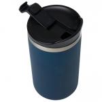 Кружка дорожная 350 мл гранит матовый морской Qwetch - фото 2