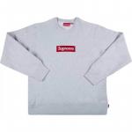 Свитшот Supreme Box Logo Crewneck, серый - фото