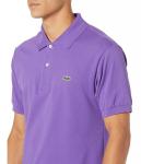 Рубашка Lacoste L1212 Classic Pique Polo Shirt, Lavender - фото 3