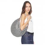 TORY BURCH Тканевая сумка полумесяц с монограммой T - фото 5