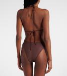 Ада бикини низ с бисером Faithfull, Cacao - фото 3