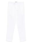 Брюки с логотипом Low Brand, белый - фото