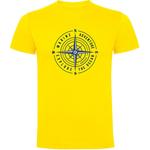 Футболка Kruskis Compass Rose, желтый - фото