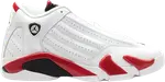 Кроссовки Air Jordan 14 Retro GS Candy Cane 2012, белый - фото