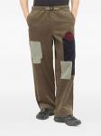 Brain Dead брюки с нашивками, зеленый - фото