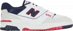 Кроссовки New Balance 550 Premium 'White Navy' Courir Exclusive, белый - фото