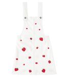 Платье Sarja Bordado Morangueiro из смесового хлопка Fábula, белый - фото