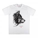 Футболка Supreme x Yohji Yamamoto Scribble Wolf, белый - фото 2