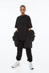 Футболка H&M Oversized, черный - фото 4