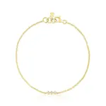 Браслет Tous Les Classiques Strip, золото/бриллианты - фото