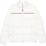 Moncler Стриповая стеганая куртка, White - фото